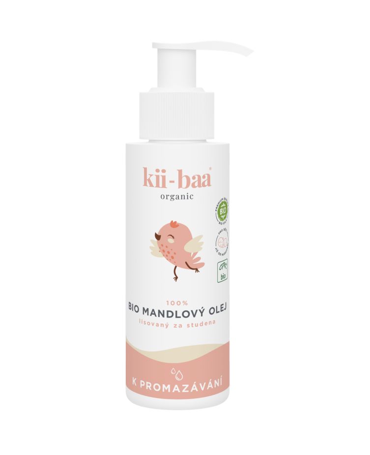 kii-baa organic Mandlový olej 100% BIO 100 ml kii-baa organic