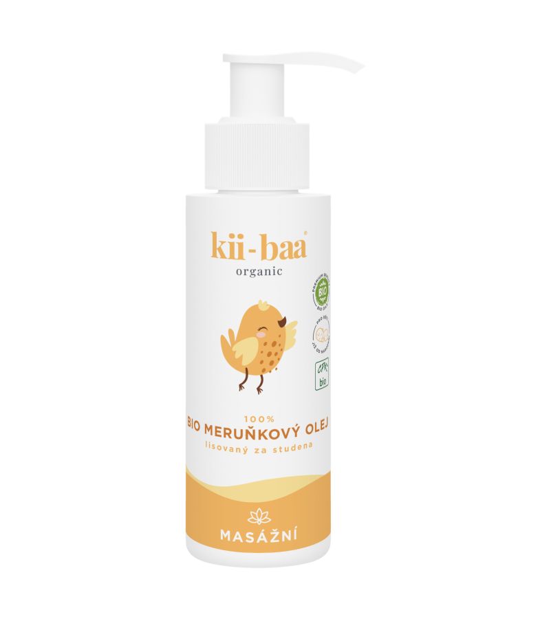 kii-baa organic Meruňkový olej 100% BIO 100 ml kii-baa organic