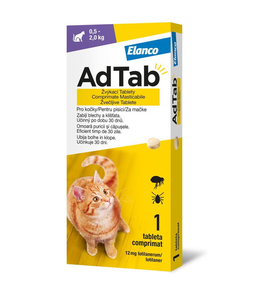 AdTab Žvýkací tablety pro kočky 0