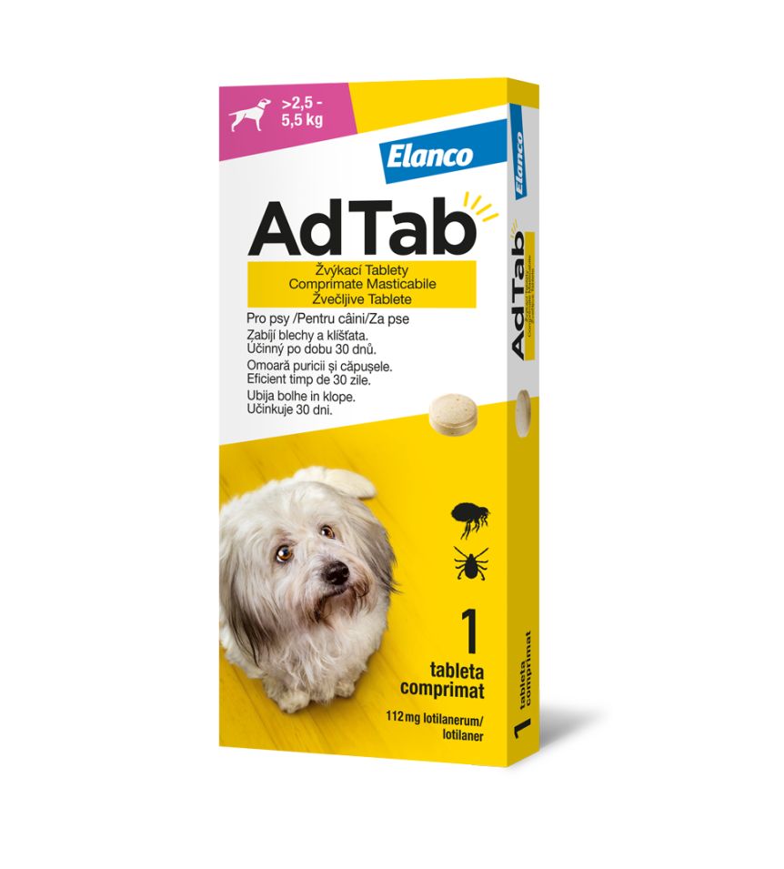 AdTab Žvýkací tablety pro psy >2