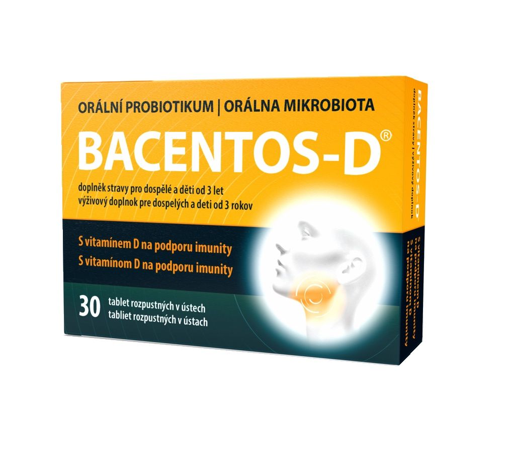 BACENTOS-D Orální probiotikum 30 tablet BACENTOS-D