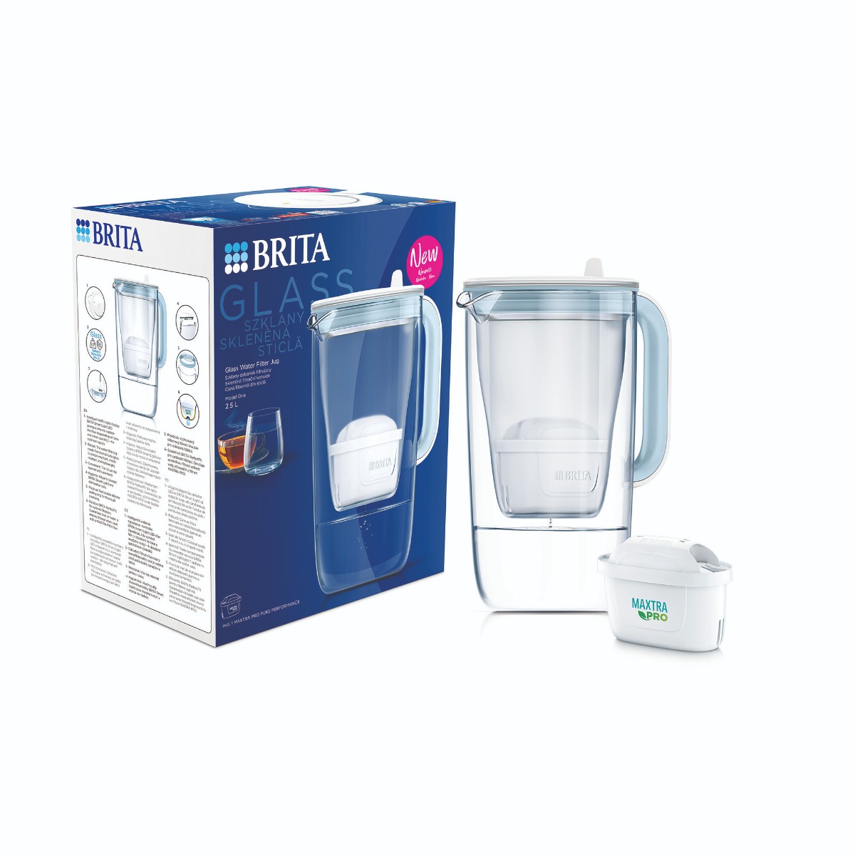 BRITA Skleněná filtrační konvice 2