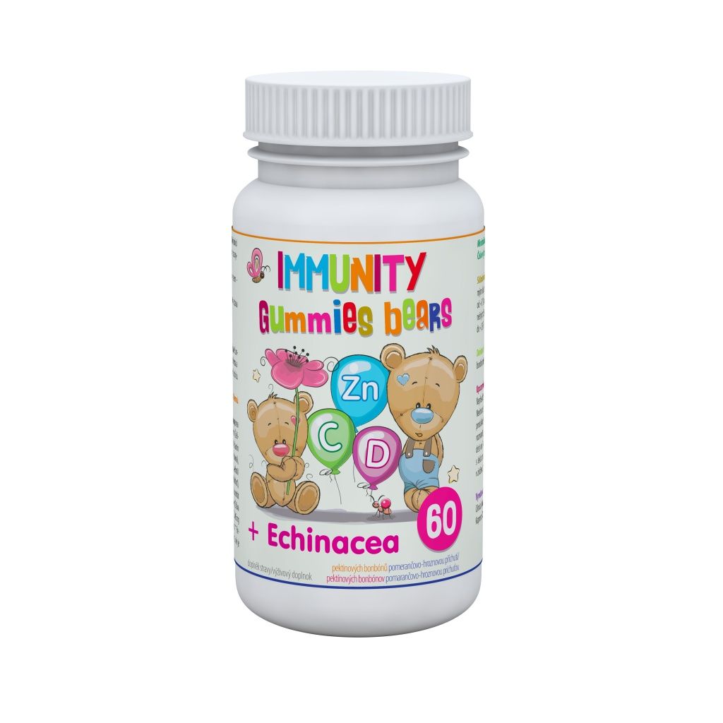 Clinical Immunity Gummies bears + Echinacea 60 ks Clinical