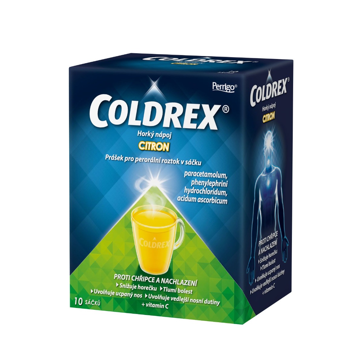 Coldrex Horký nápoj Citron 10 sáčků Coldrex