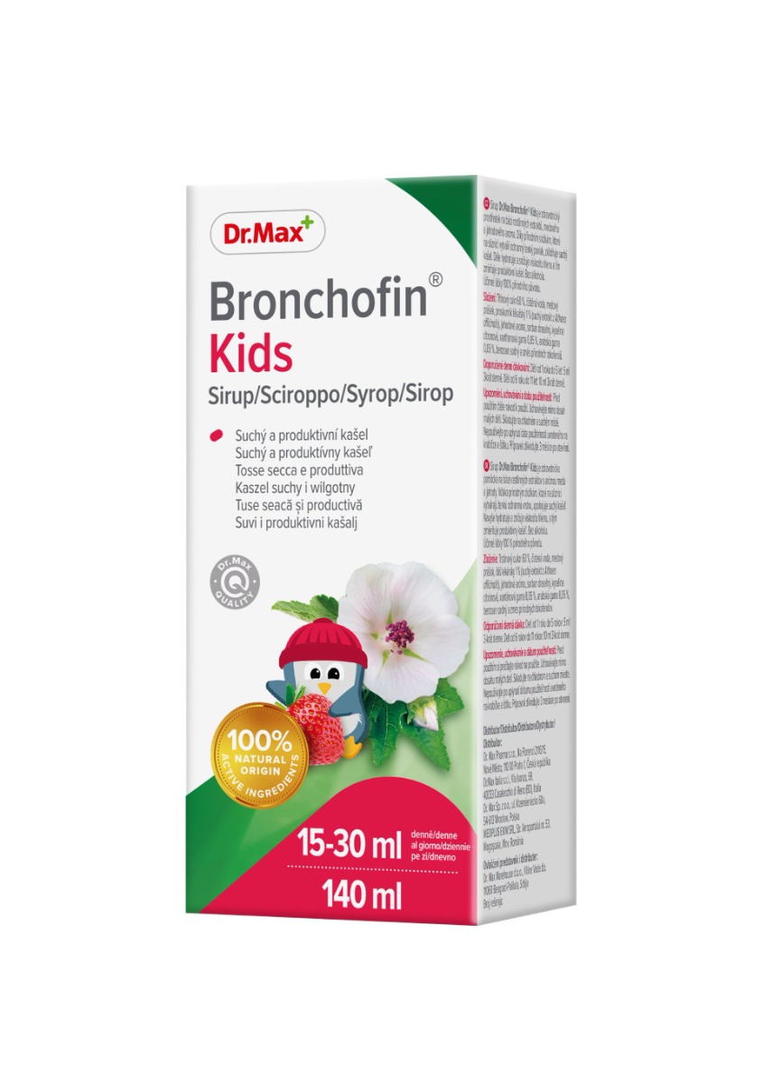 Dr. Max Bronchofin Kids sirup 140 ml Dr. Max