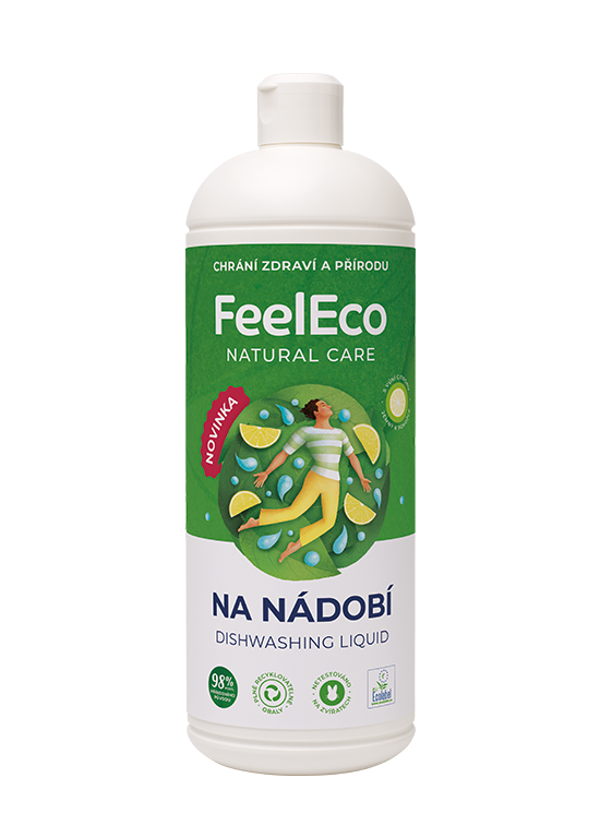 Feel Eco Na nádobí s vůní citronu 1 l Feel Eco