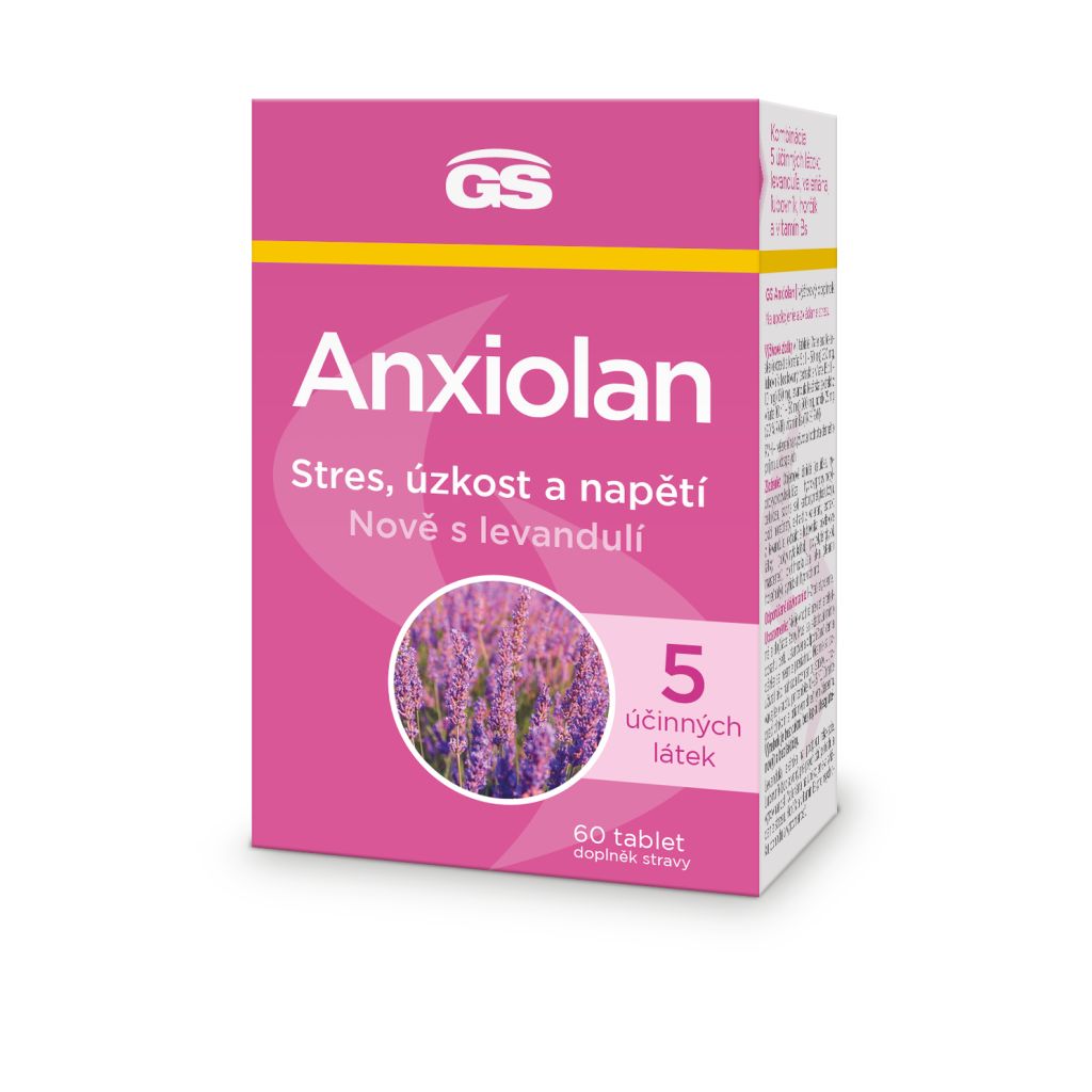 GS Anxiolan s levandulí 60 tablet GS