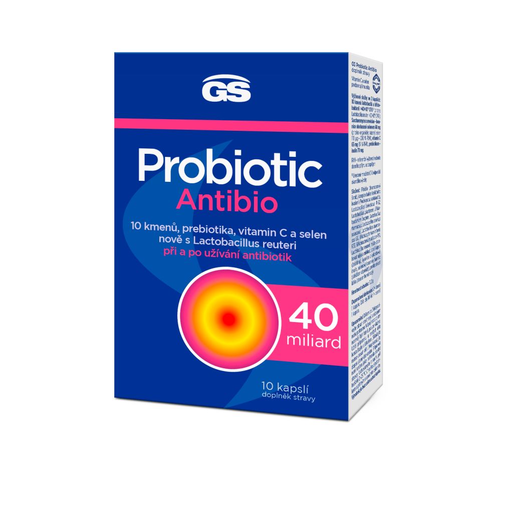 GS Probiotic Antibio 10 kapslí GS