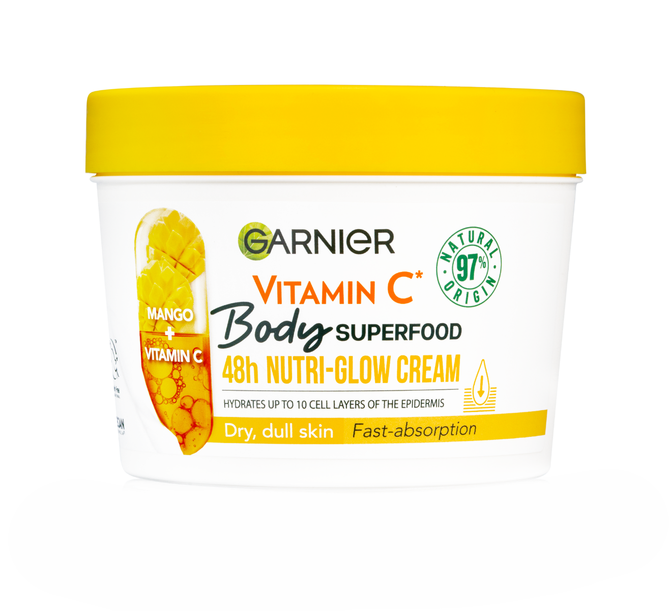 Garnier Body SuperFood Tělové máslo Mango + Vitamin C 380 ml Garnier