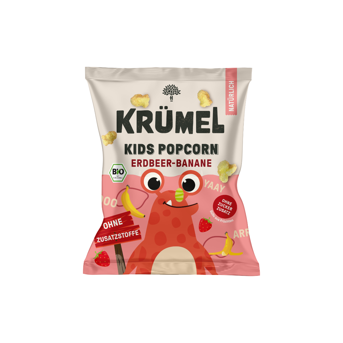 Krümel BIO Dětský popcorn Banán