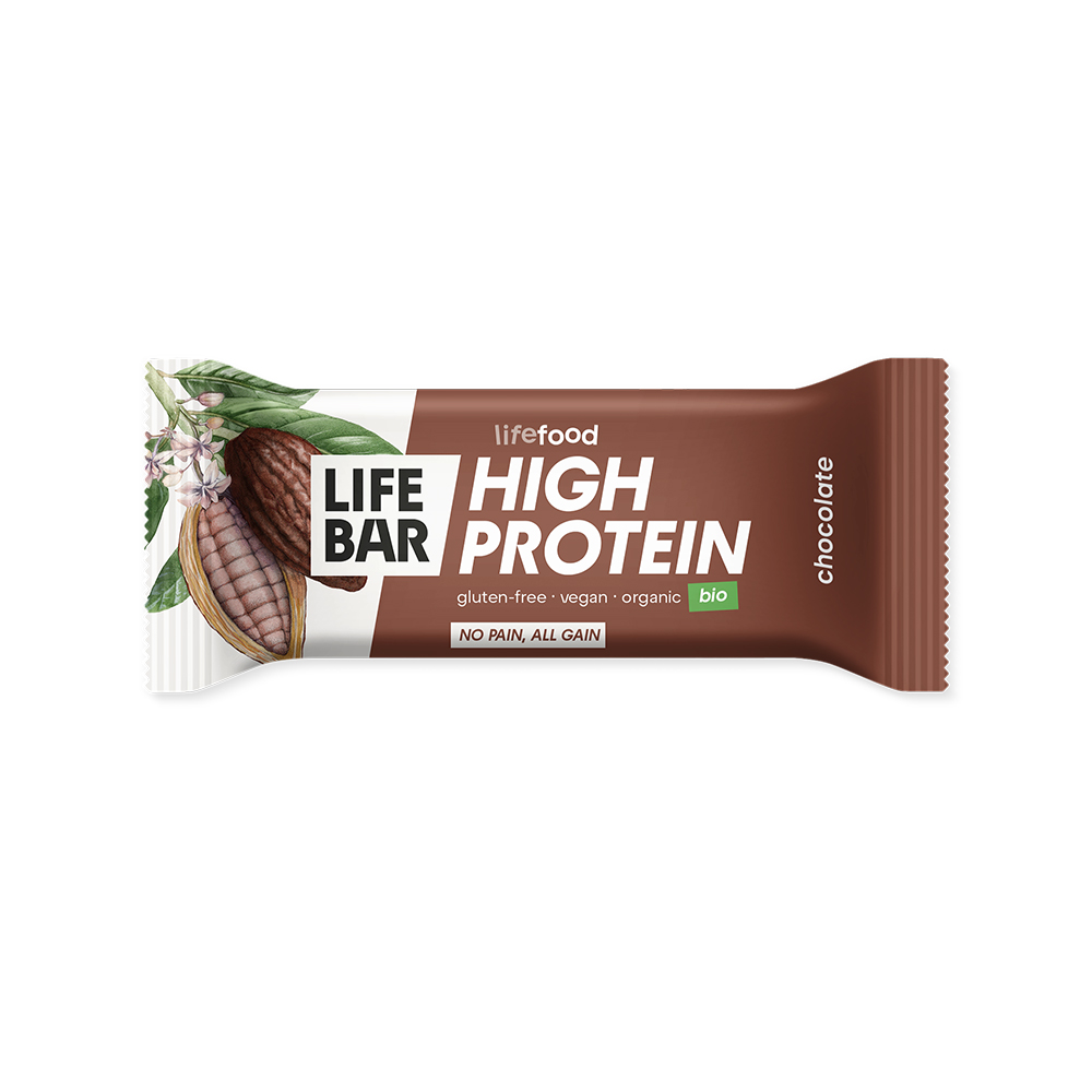 LifeFood Lifebar Protein tyčinka čokoládová BIO 40 g LifeFood