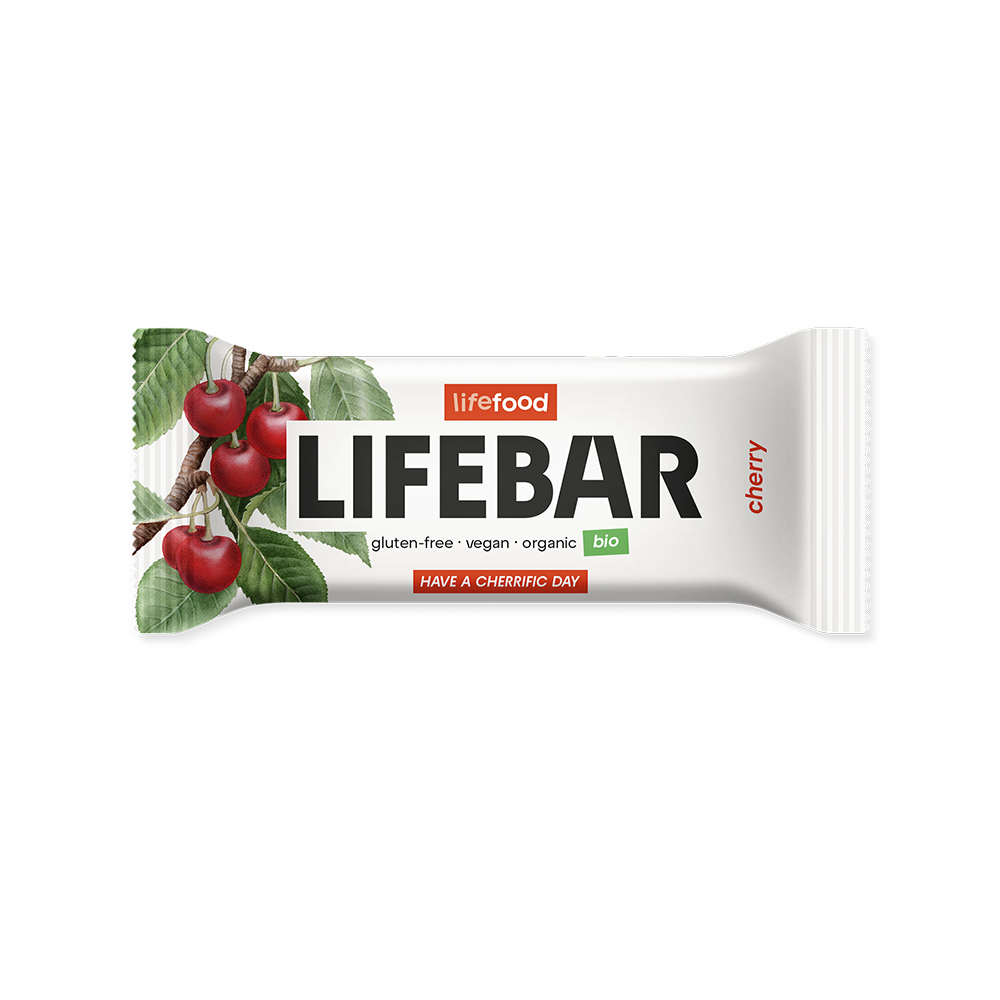 LifeFood Lifebar tyčinka třešňová RAW BIO 40 g LifeFood
