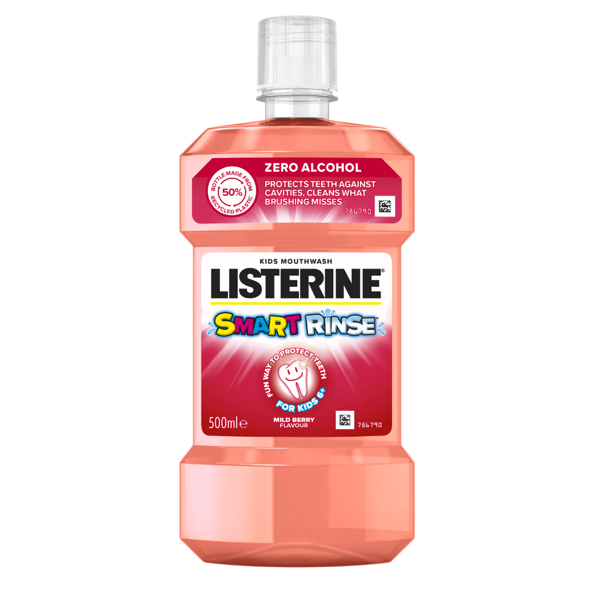 Listerine Smart Rinse Berry ústní voda 500 ml Listerine