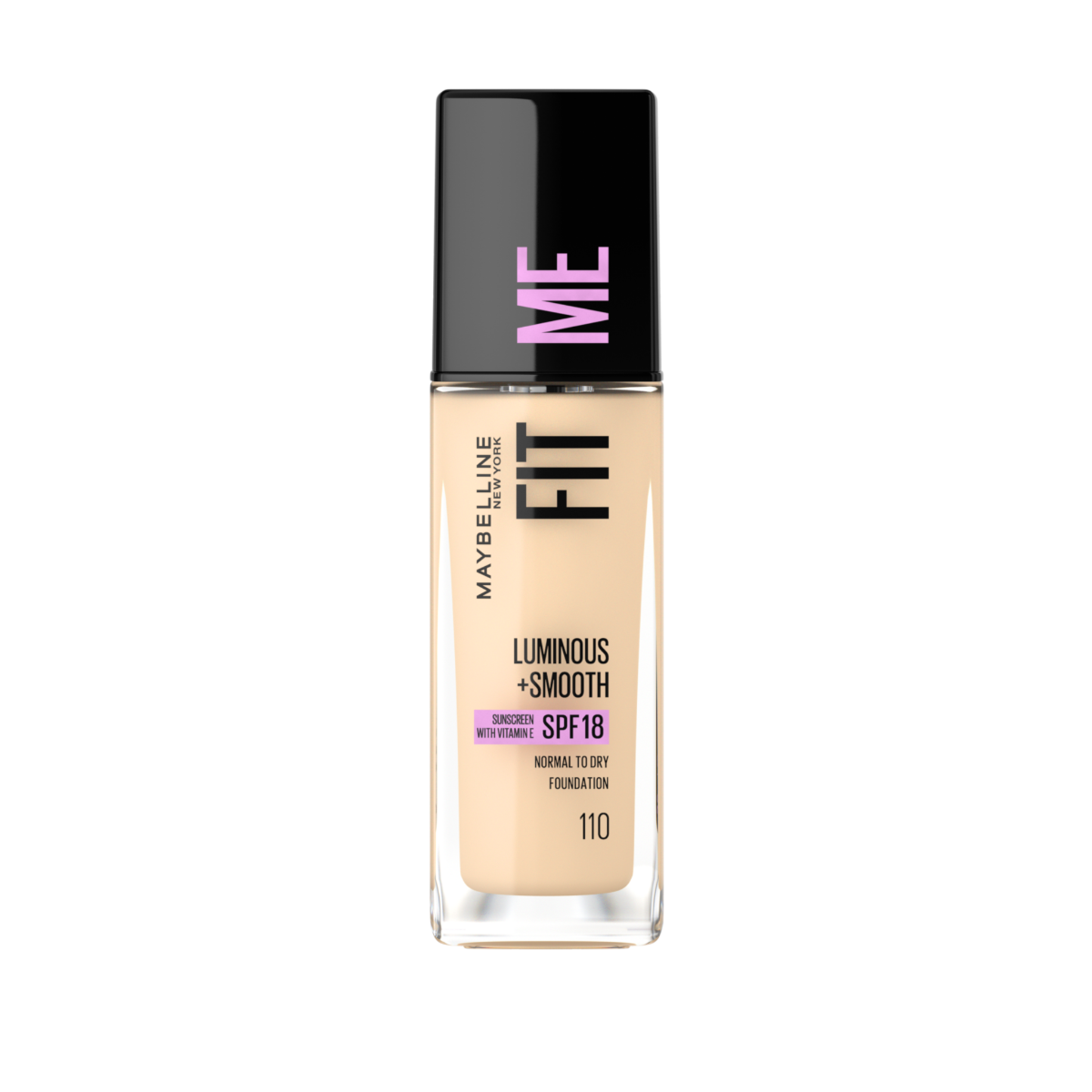 Maybelline Fit me Luminous + Smooth odstín 110 Porcelain make-up 30 ml Maybelline