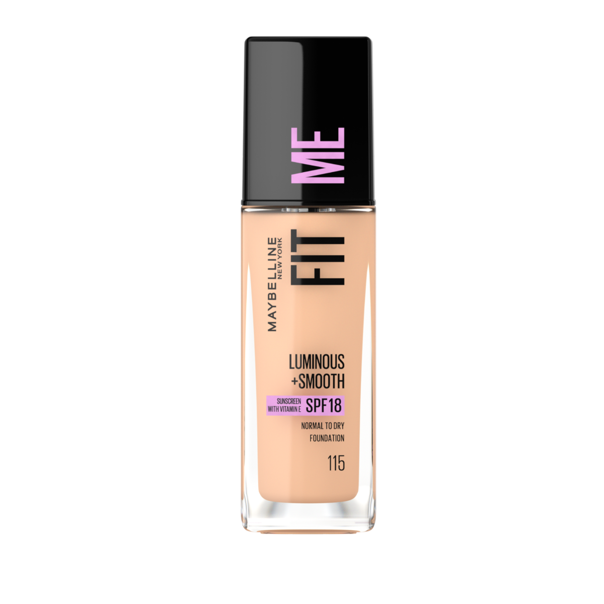 Maybelline Fit me Luminous + Smooth odstín 115 Ivory make-up 30 ml Maybelline