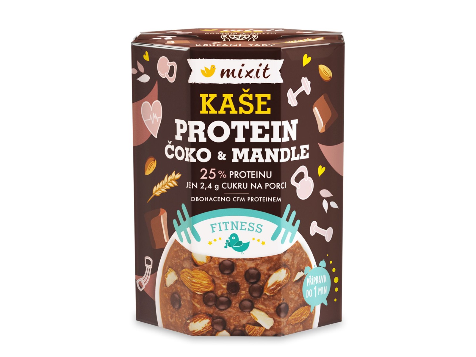 Mixit Proteinová kaše Čoko & mandle 320 g Mixit