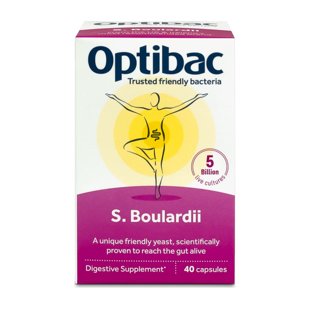 Optibac Saccharomyces Boulardii 40 kapslí Optibac