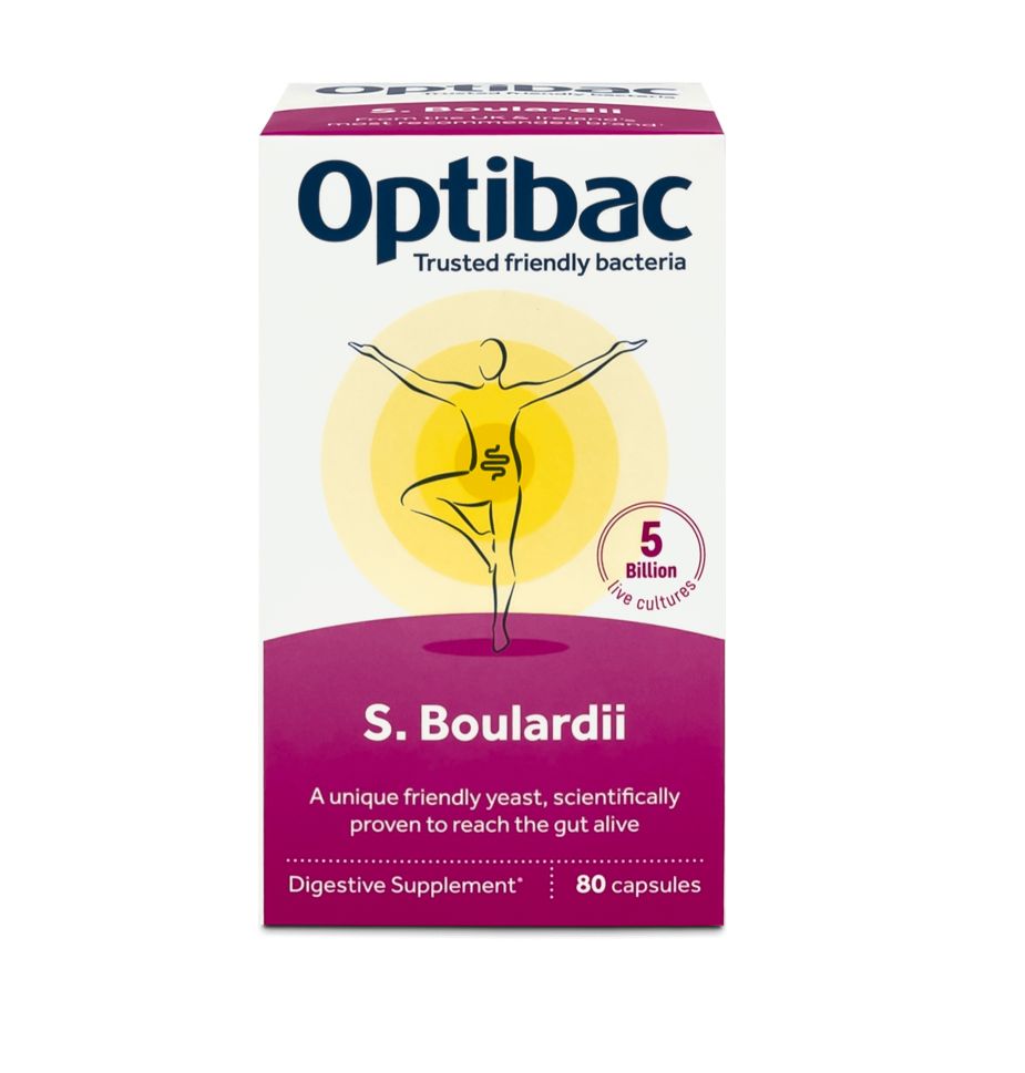 Optibac Saccharomyces Boulardii 80 kapslí Optibac