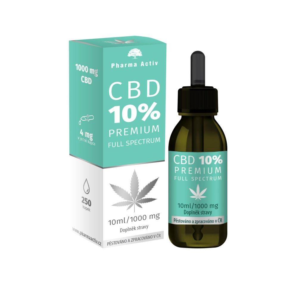 Pharma Activ CBD 10% PREMIUM 1000 mg Full Spectrum 10 ml Pharma Activ