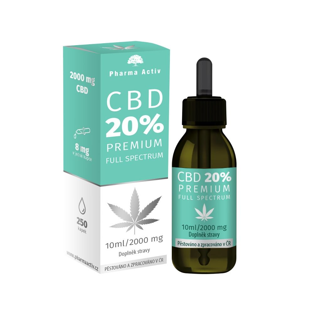 Pharma Activ CBD 20% PREMIUM 2000 mg Full Spectrum 10 ml Pharma Activ