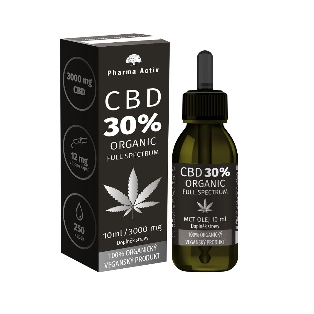 Pharma Activ CBD 30% ORGANIC 3000 mg Full Spectrum 10 ml Pharma Activ