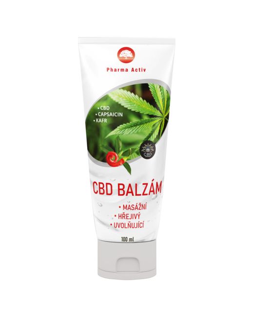 Pharma Activ CBD balzám masážní hřejivý uvolňující 100 ml Pharma Activ