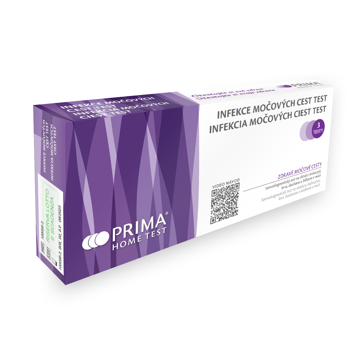 Prima Home Infekce močových cest domácí test 3 ks Prima Home
