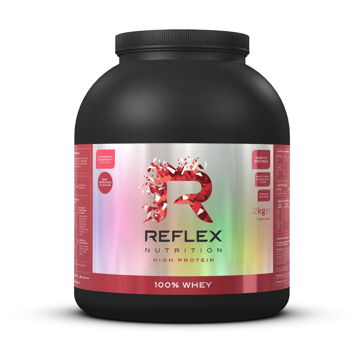 Reflex Nutrition 100% Whey Protein jahoda a malina 2 kg Reflex Nutrition