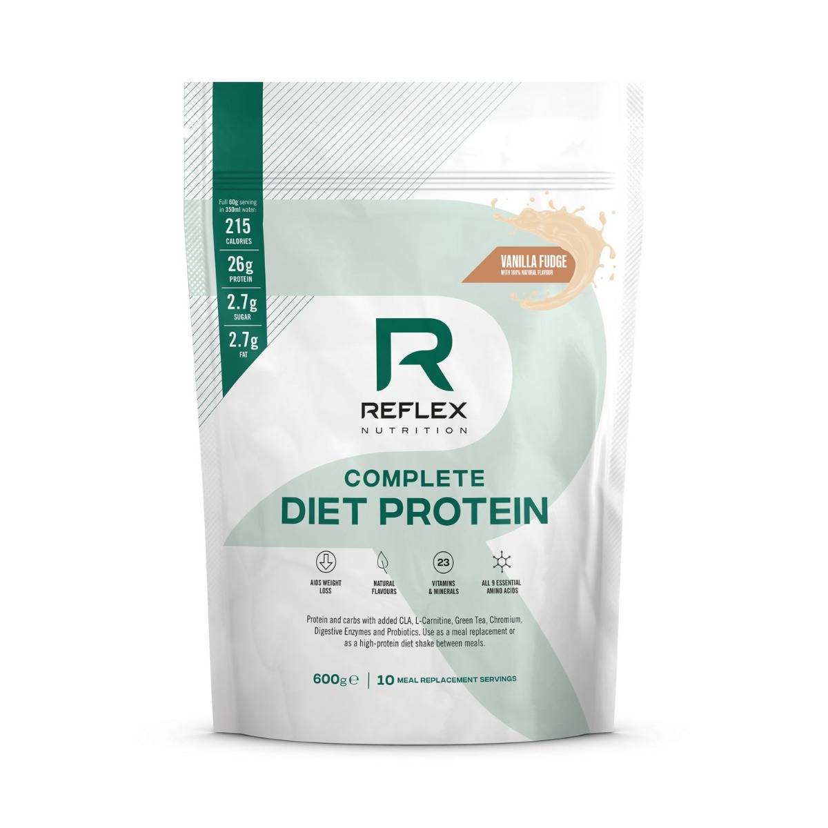 Reflex Nutrition Complete Diet Protein vanilkový fondán 600 g Reflex Nutrition
