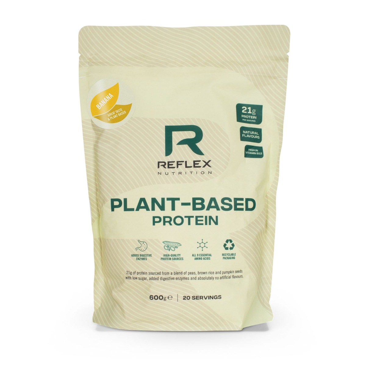 Reflex Nutrition Plant Based Protein banán 600 g Reflex Nutrition
