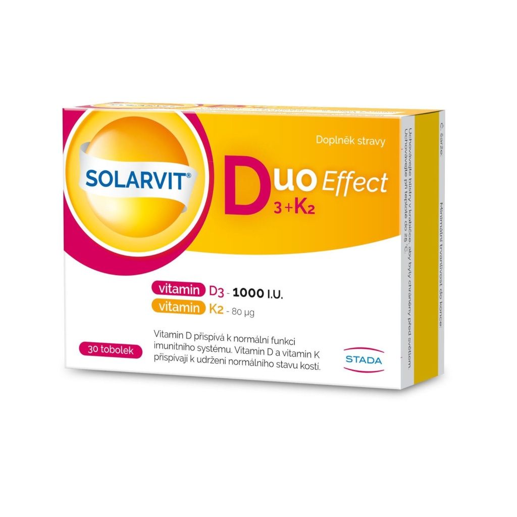 SOLARVIT Duo Effect D3 + K2 30 tobolek SOLARVIT