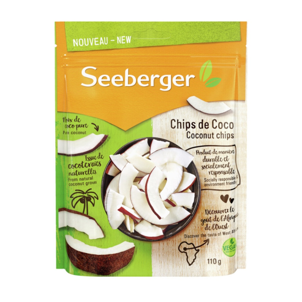 Seeberger Kokosové Chipsy 110 g Seeberger