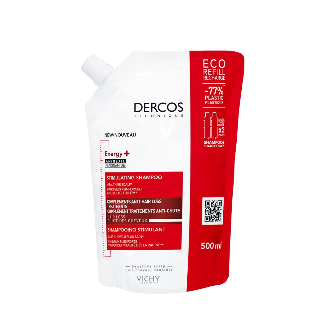 Vichy Dercos Energy+ šampon náplň 500 ml Vichy