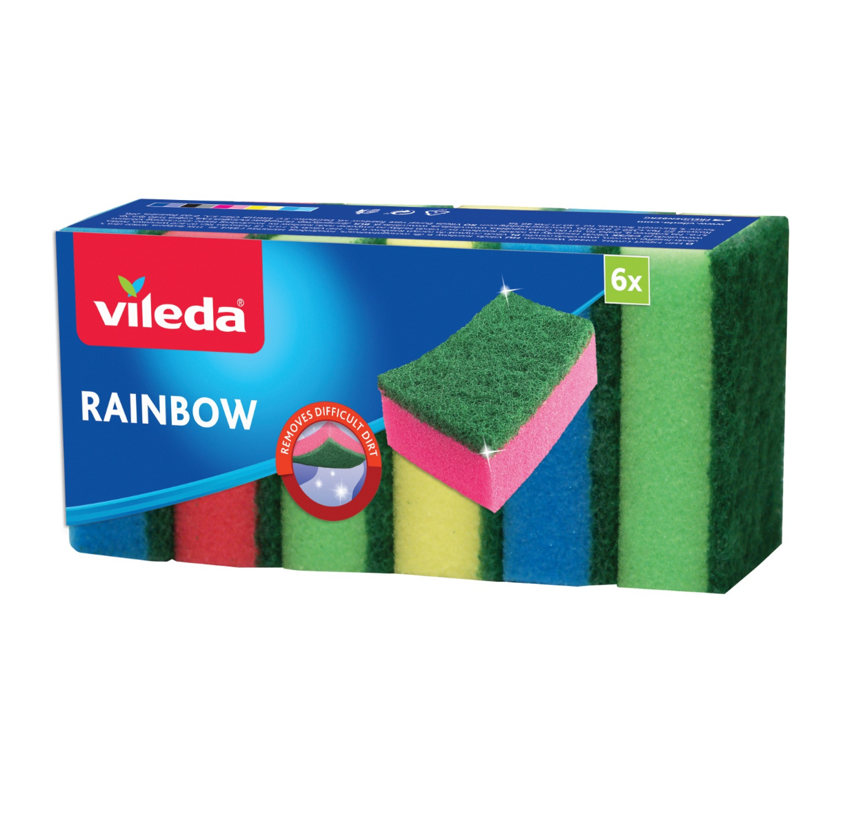 Vileda Rainbow houbička 6 ks Vileda