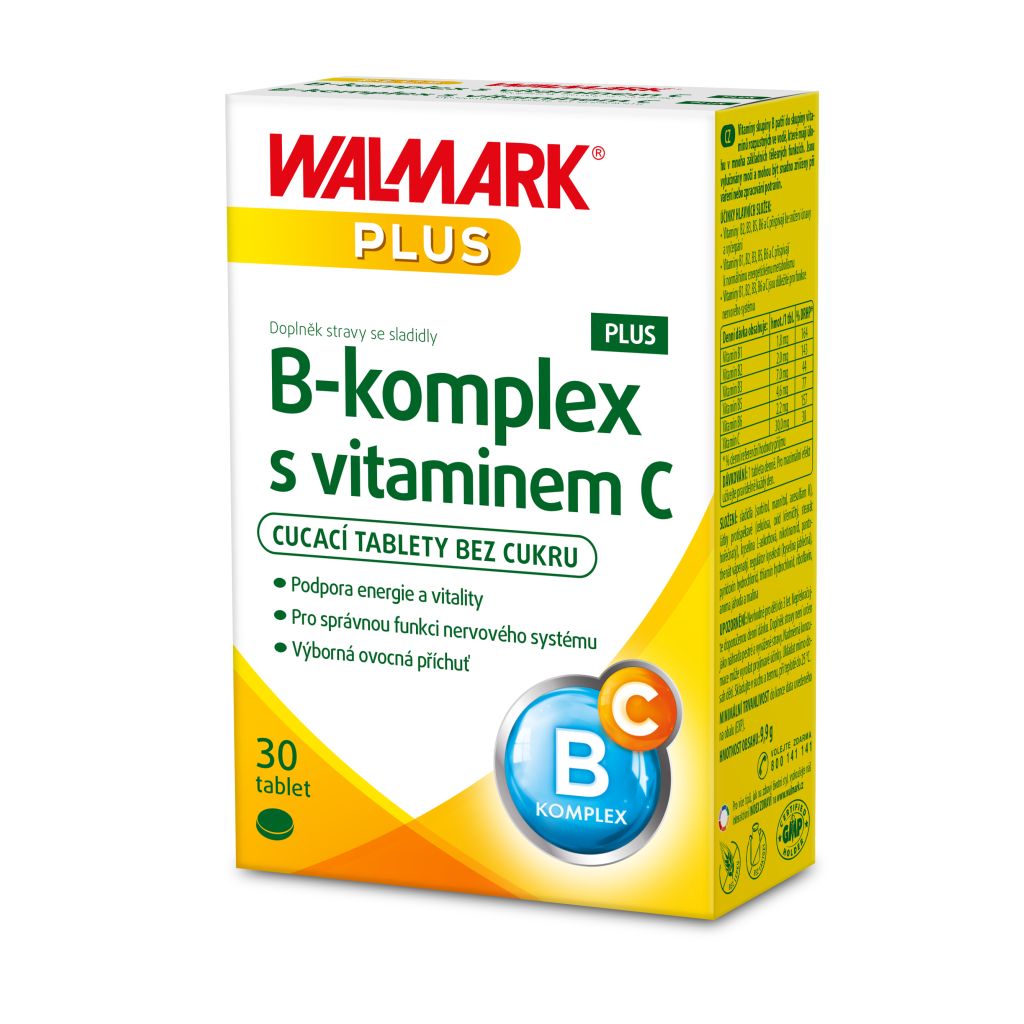 Walmark B komplex PLUS s vitaminem C 30 tablet Walmark