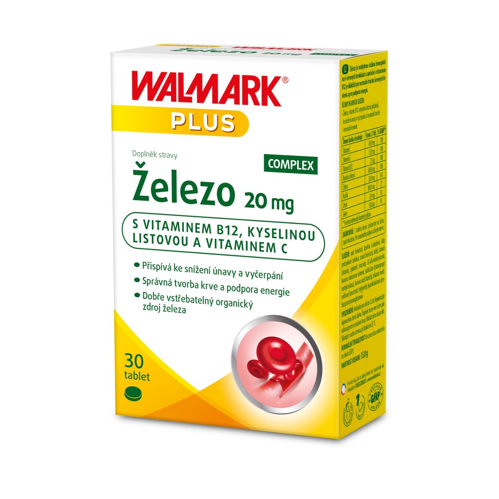 Walmark Železo 20 mg 30 tablet Walmark