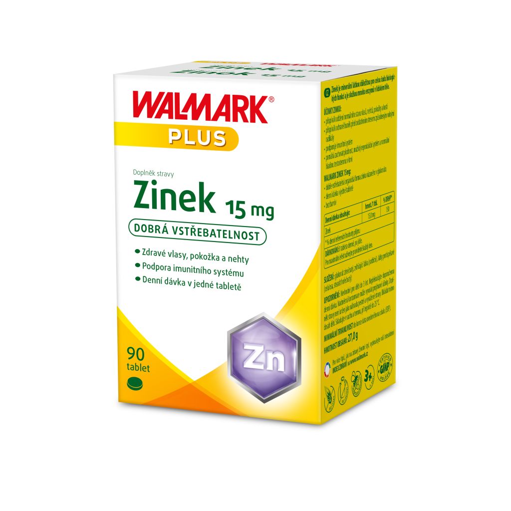 Walmark Zinek 15 mg 90 tablet Walmark