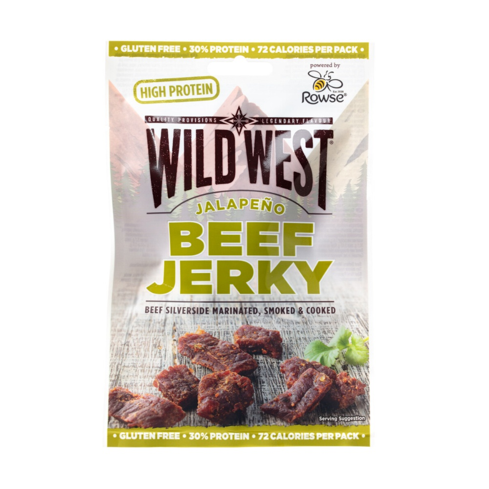 Wild West Beef Jerky Jalapeno 25 g Wild West