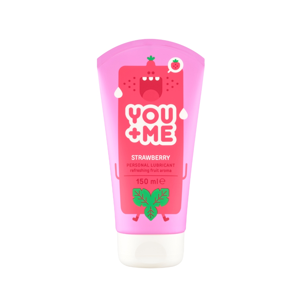 You Me Strawberry lubrikační gel 150 ml You Me