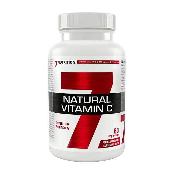 7NUTRITION Natural Vitamin C 60 kapslí 7NUTRITION