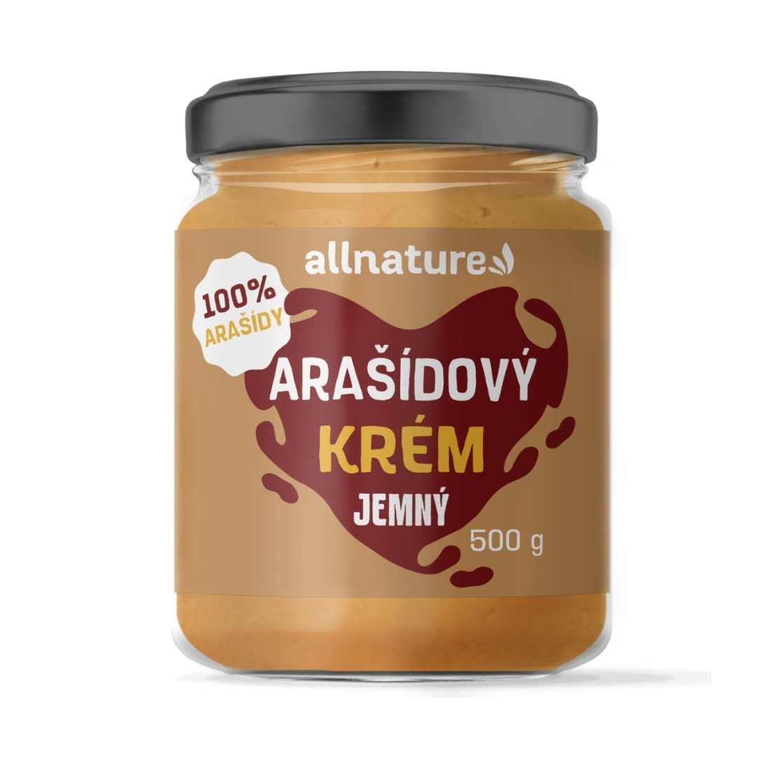 Allnature Arašídový krém jemný 500 g Allnature