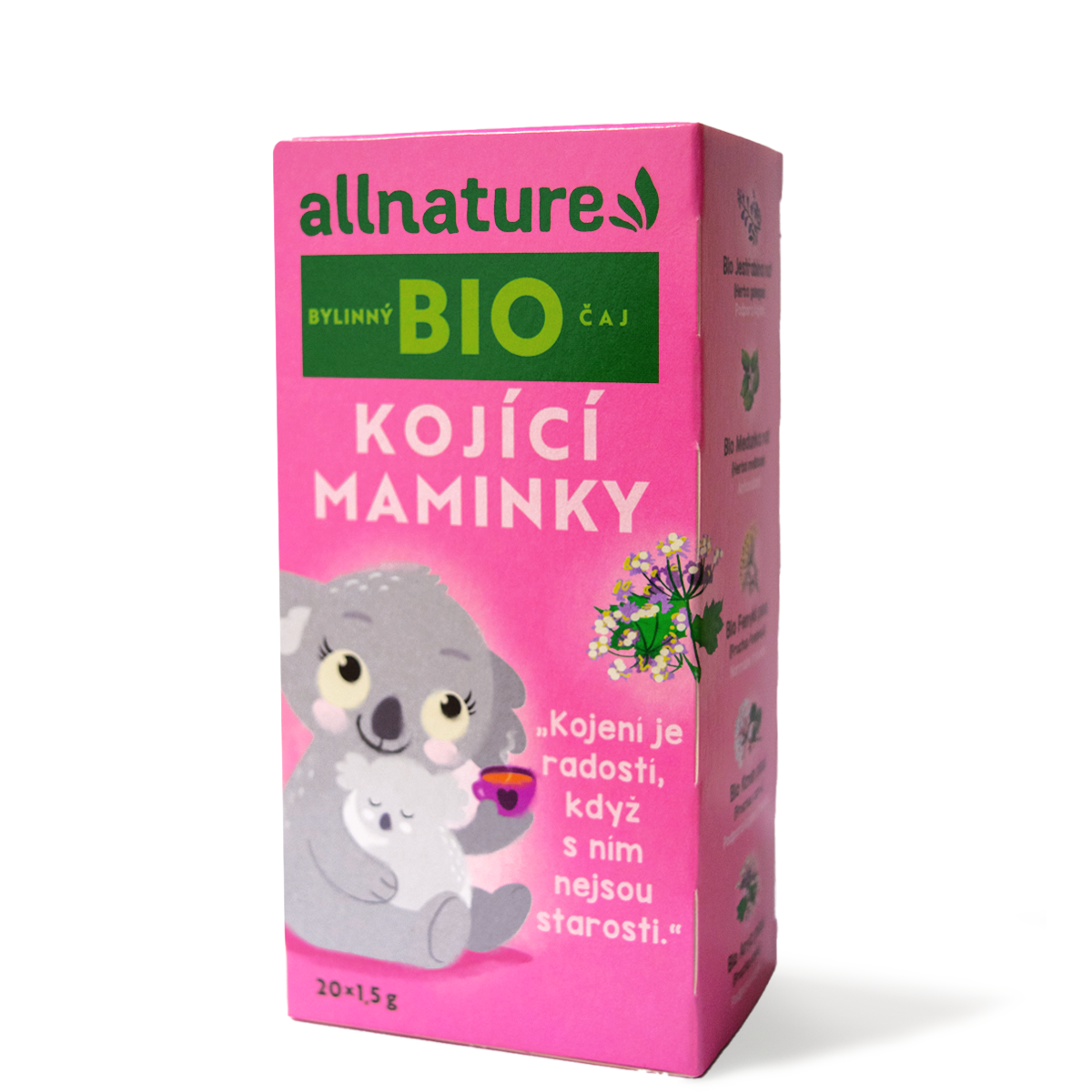 Allnature BIO Kojící maminky bylinný čaj 20x1