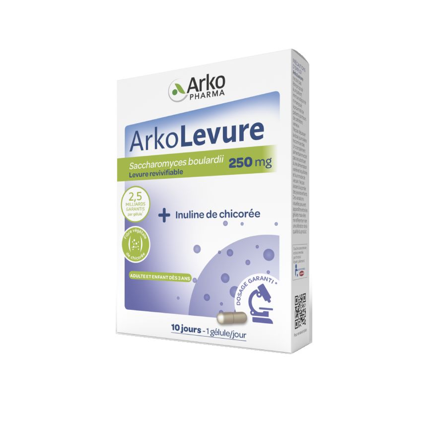 Arkopharma Arkolevure Saccharomyces boulardii 250 mg 10 kapslí Arkopharma