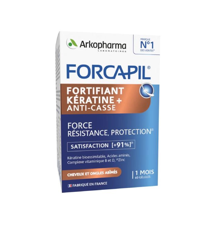 Arkopharma Forcapil Fortifiant Keratin vlasy a nehty 60 kapslí Arkopharma