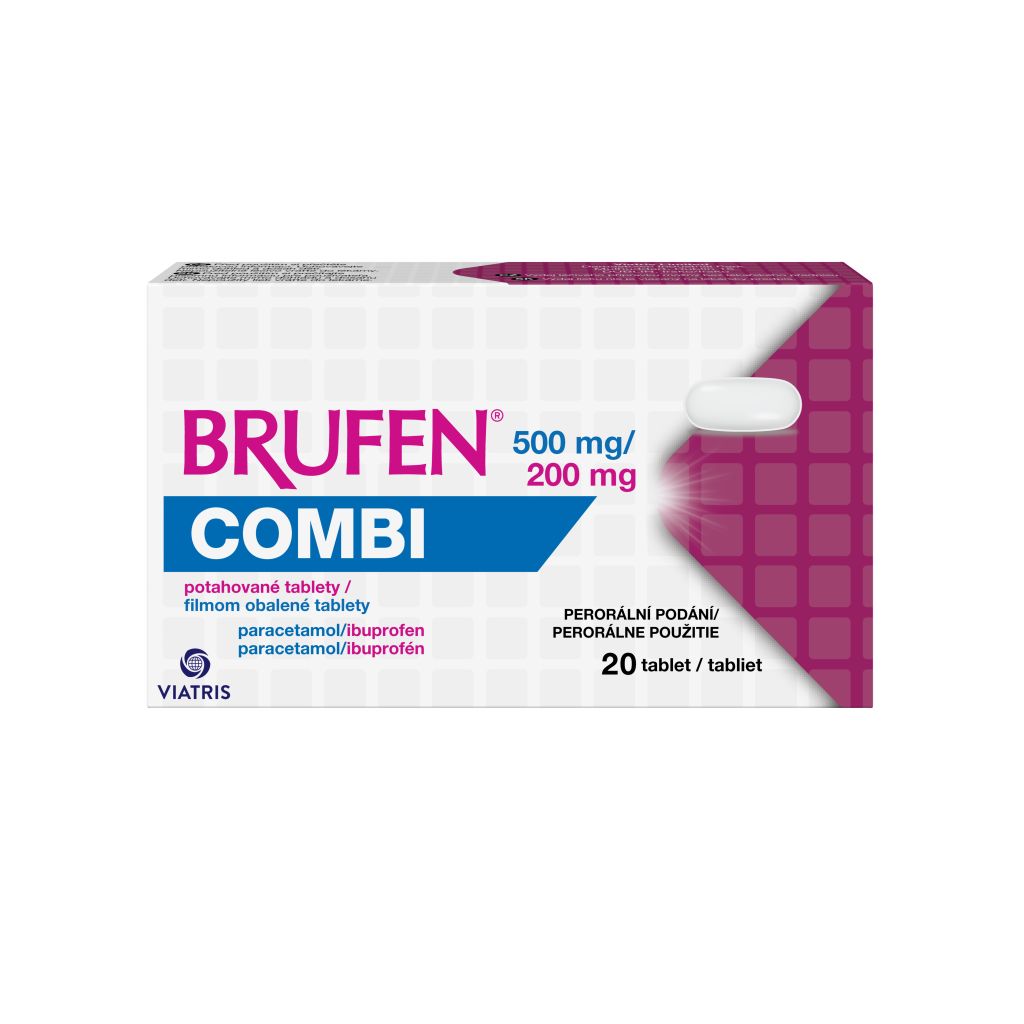 Brufen Combi 500 mg/200 mg 20 tablet Brufen