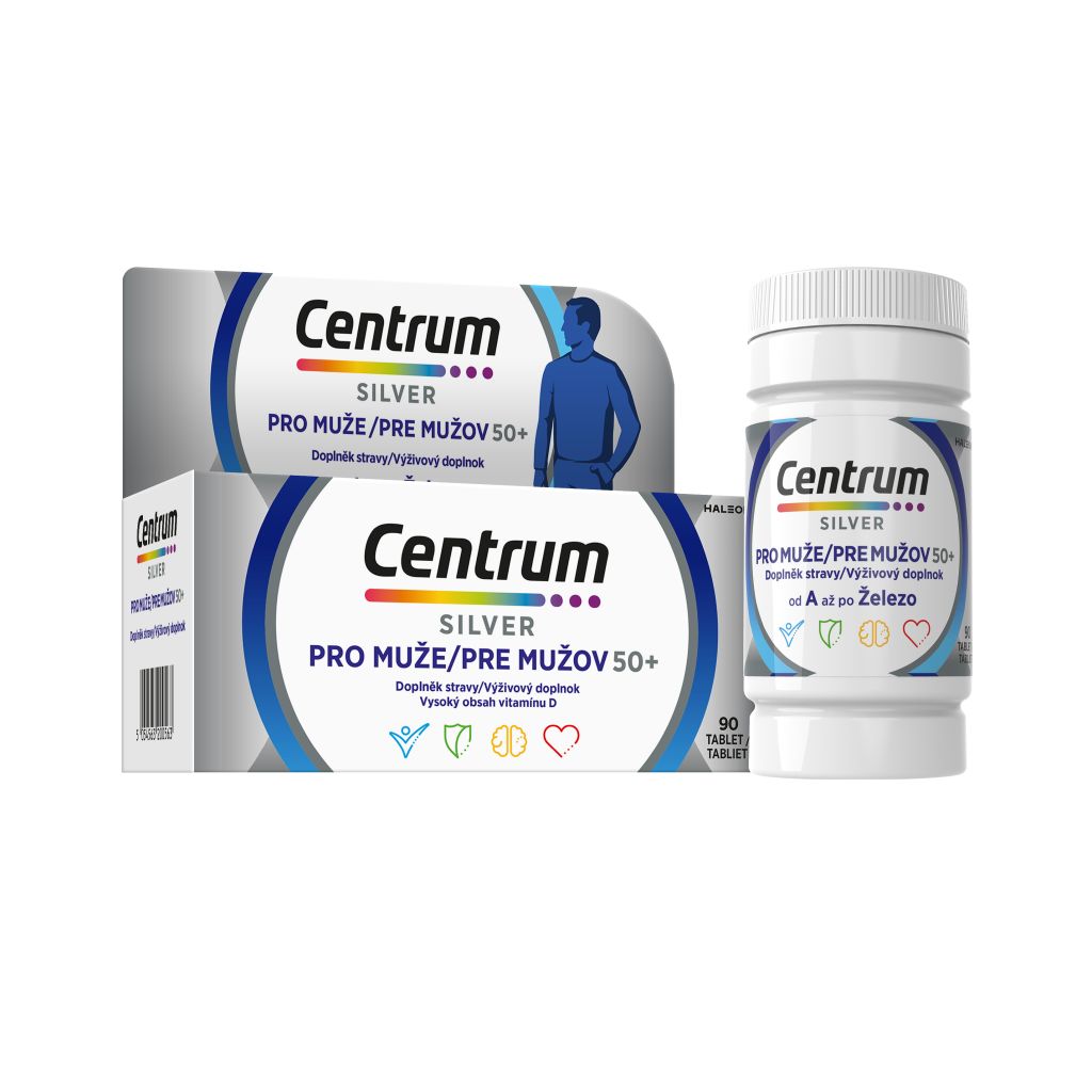 Centrum Silver multivitamín pro muže 50+ 90 tablet Centrum