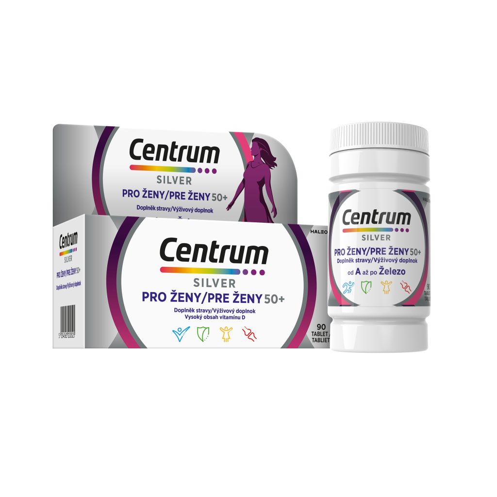 Centrum Silver multivitamín pro ženy 50+ 90 tablet Centrum