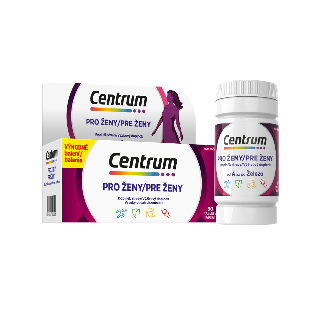 Centrum multivitamín pro ženy 90 tablet Centrum