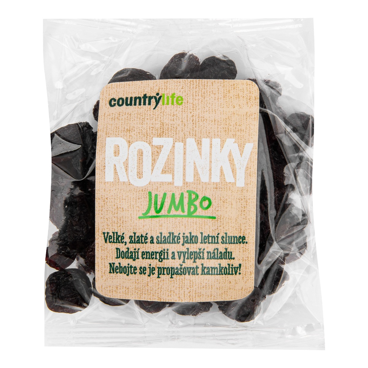 Country Life Rozinky jumbo 100 g Country Life