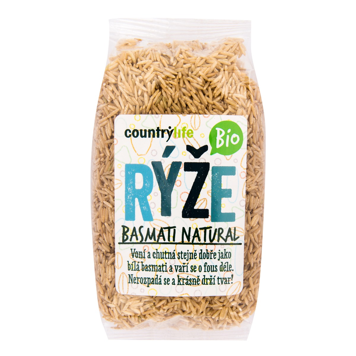 Country Life Rýže basmati natural BIO 500 g Country Life